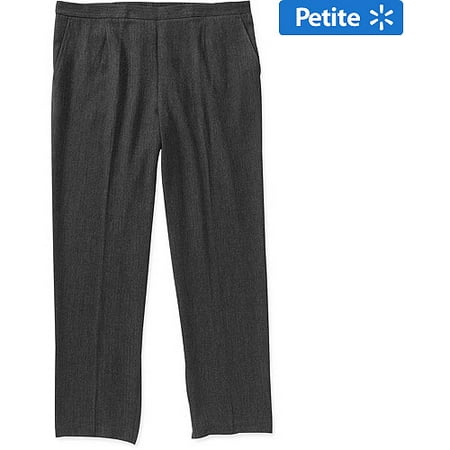 George - Women's Plus-Size Petite Pull-On Work Pants - Walmart.com