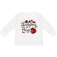 thumbnail image 3 of Inktastic Ladybug Hugs with Cute Ladybug and Flowers Boys or Girls Long Sleeve Toddler T-Shirt, 3 of 5