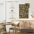 thumbnail image 5 of Elephant Stock Composition With Grid 1 Wall Art - Vertical Canvas Wall Art - Living Room Wall Decor - Abstract Canvas - Blue And Black Decor By Piet Mondrian - 8" x 12", 5 of 8