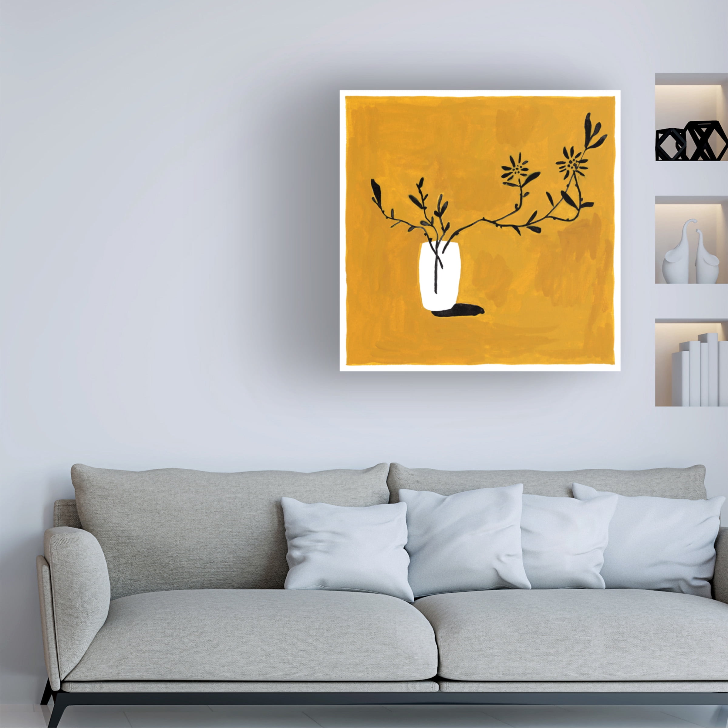Melissa Wang 'Like Flowers I' Canvas Art
