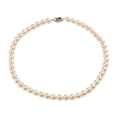 thumbnail image 1 of Pearl necklace, Korean spring collection, silver clasp, handmade.6MM, 1 of 4
