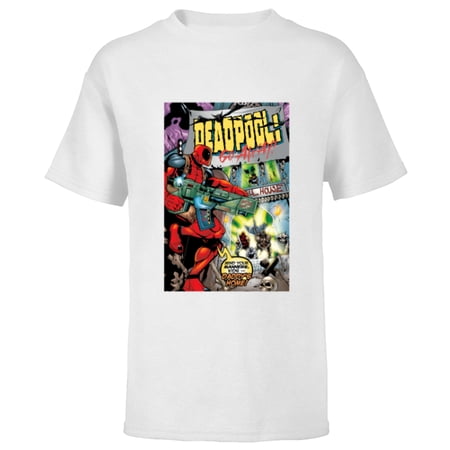 Marvel Deadpool #30 Go Away Daddy’s Home 1999 Comic Cover – Short Sleeve T-Shirt for Kids – Customized-White