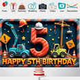 thumbnail image 7 of Construction Theme Happy Birthday Banner Kids Decor Dig In Party Decoration for Birthday Party Kids Celebration Indoor Decoration, 7 of 7