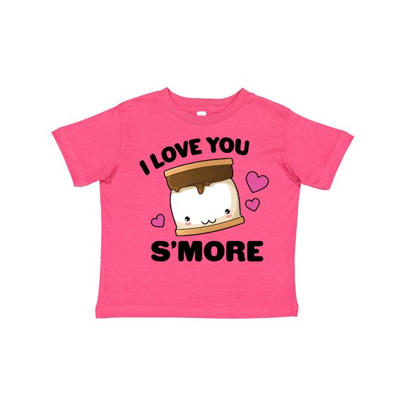 Inktastic Valentines Day I Love You S'more with Pink Hearts Boys or Girls Toddler T-Shirt