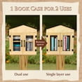 thumbnail image 5 of Outdoor Library Book Box, Multipurpose Little Library Box Outdoor, for Neighborhoods Community and Schools Sharing Books, Newspapers, Flyers, Food and Drug, 5 of 7
