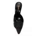 thumbnail image 2 of XYD Women Fashion Oversized Buckle Pointy Closed Toe Mules Thin High Heel Pumps Slip-ons Dress Casual Shoes Size 12.5 Black, 2 of 4