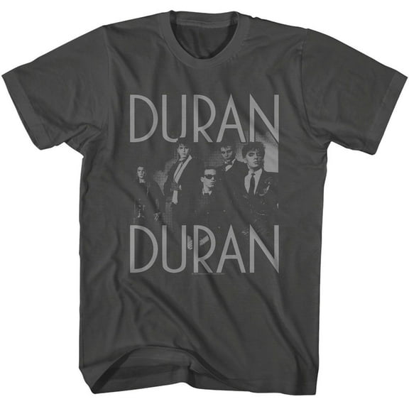 Duran Duran Band Men's T Shirt Monotone Debut Album New Wave Rock 80's
