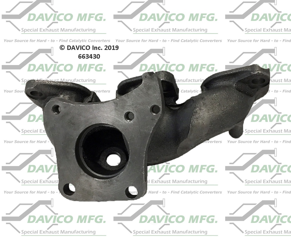 Davico Mfg 663430 Stand alone Exact-Fit exhaust manifold