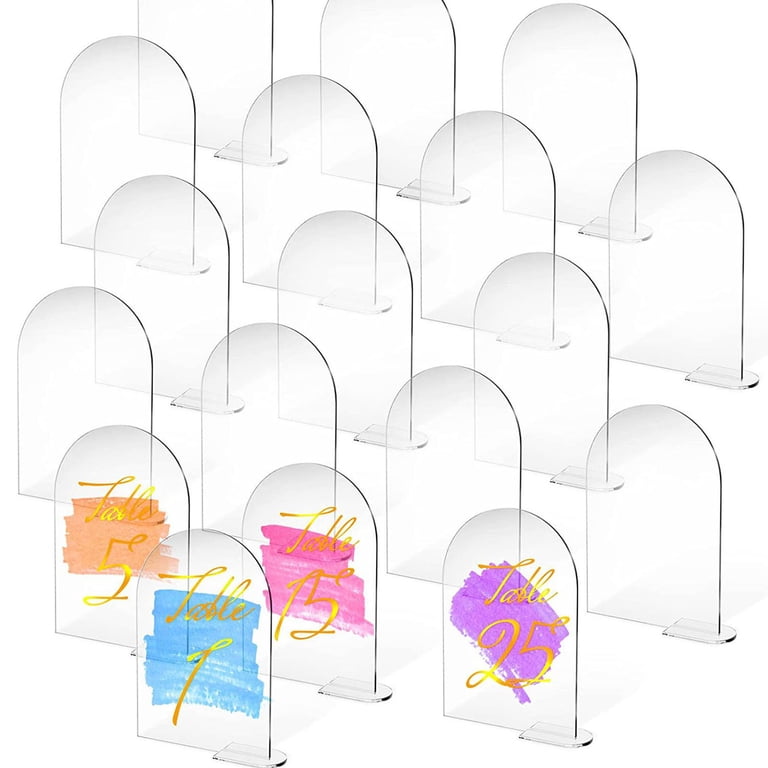 Acrylic 5 Piece Plate Display