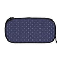 thumbnail image 3 of Vsdgher Anchors Heart Blue Print Large Capacity Pencil Case Pouch with Zipper, Portable Aesthetic Big Capacity Pencil Cases Pen Office Travel Stationery Bag, 3 of 8