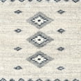 thumbnail image 1 of Ahgly Company Machine Washable Indoor Square Contemporary Antique White Beige Area Rugs, 6' Square, 1 of 7