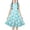 Green, variant on 4-14 Years Girls Summer Dresses Floral Rainbow Casual Dress Shirt Short Sleeve Sleeveless Dress for Kids Blue 9-10 Years