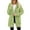 Green, variant on Yucgh Women's Fashionable Solid Color Long Sleeved Plush Jacket, Casual Hooded Warm Cardigan Jacket with Pockets, Cozy and Soft Outerwear for Winter,L