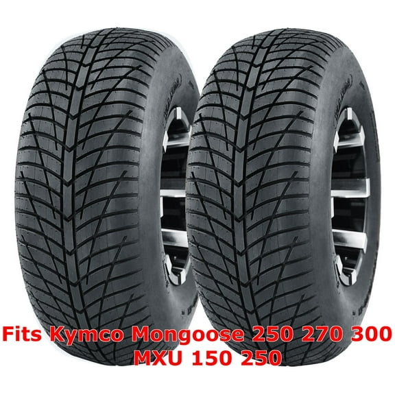 (2) Kymco Mongoose 250 270 300 MXU 150 250 front 21x7-10 Hi-speed ATV tires