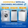 thumbnail image 3 of Bastion Washing Machine Cleaner, Deodorizer, & Descaler 6-Pack - Active Deep Cleaning Tablets For HE Front Loader & Top Load Washer, Septic Safe Eco-Friendly - 3 Month Supply, 3 of 7
