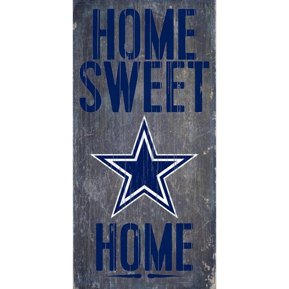 Fan Creations Dallas Cowboys - Cartel De Hogar, Dulce Hogar, 6.0 X 12.0 In