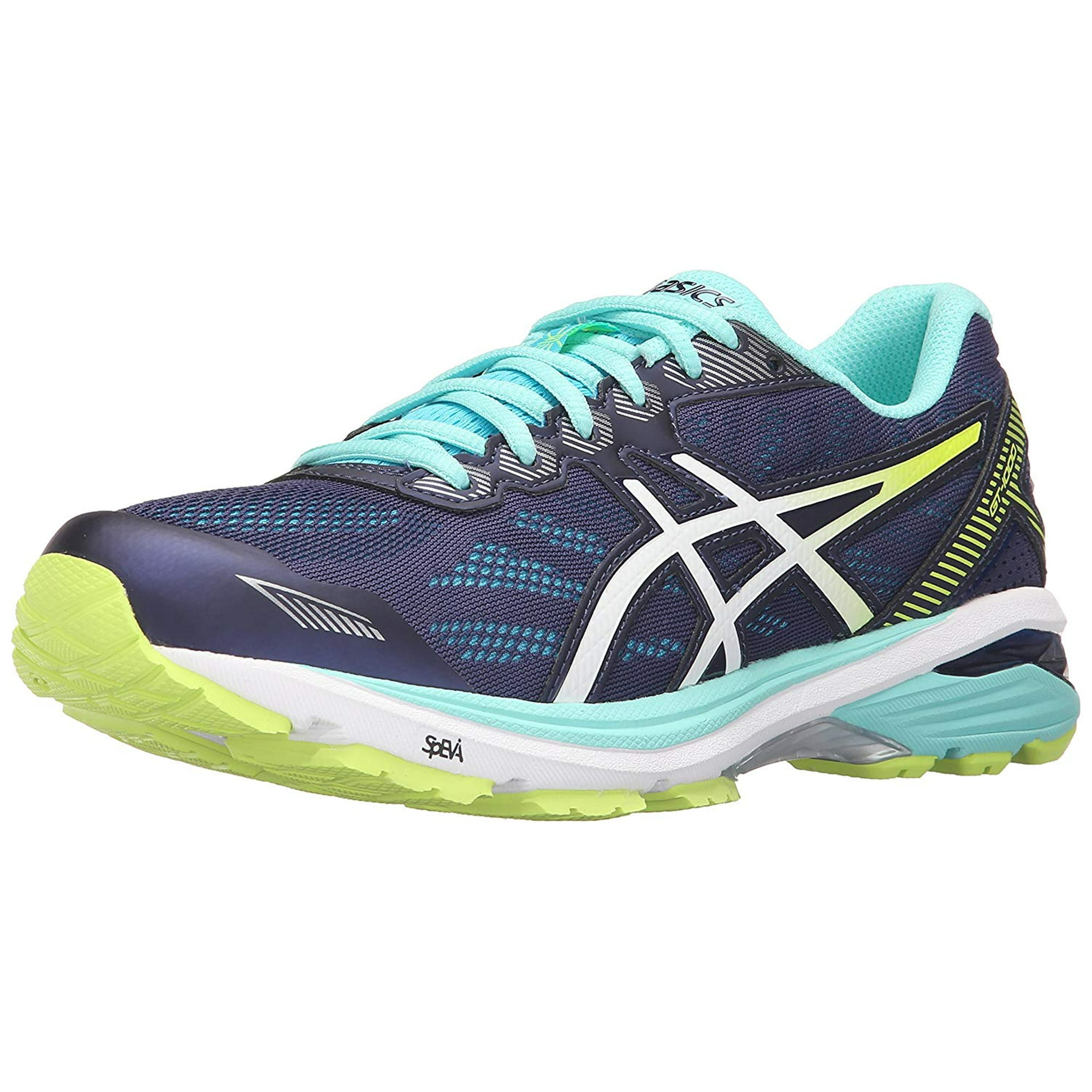 Asics Women S Gt 1000 5 Running Shoe Indigo Blue White Safety Yellow 6 5 M Us Walmart Canada Asics Women S Gt 1000 5 Running Shoe Indigo Blue White Safety Yellow 6 5 M Us Walmart Canada