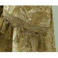 thumbnail image 6 of Gloria Floral/Damask Textured Jacquard 54 x 84 in. Single Rod Pocket Curtain Panel w/Attached 18 in. Valance, 6 of 28