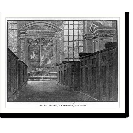 Historic Print, Christ Church, Lancaster, Virginia, 16" x 20"