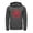 Charcoal Heather, variant on Men's Marvel Spider-Man: Into the Spider-Verse Symbol Pull Over Hoodie Black 2X Large