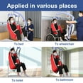 thumbnail image 3 of EZ Assistive Patient Lift Divided Leg Sling with Lower Back 500lb Weight Capacity Red 1 Count S, 3 of 7