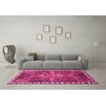 thumbnail image 3 of Ahgly Company Indoor Round Persian Pink Traditional Area Rugs, 6' Round, 3 of 4