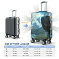 thumbnail image 5 of Bingfone Majestic Eagle Over Castle Luggage Cover Washable Suitcase Cover Protector Anti-scratch Suitcase cover Fits 18-32 Inch Luggage (No luggage included), 5 of 8