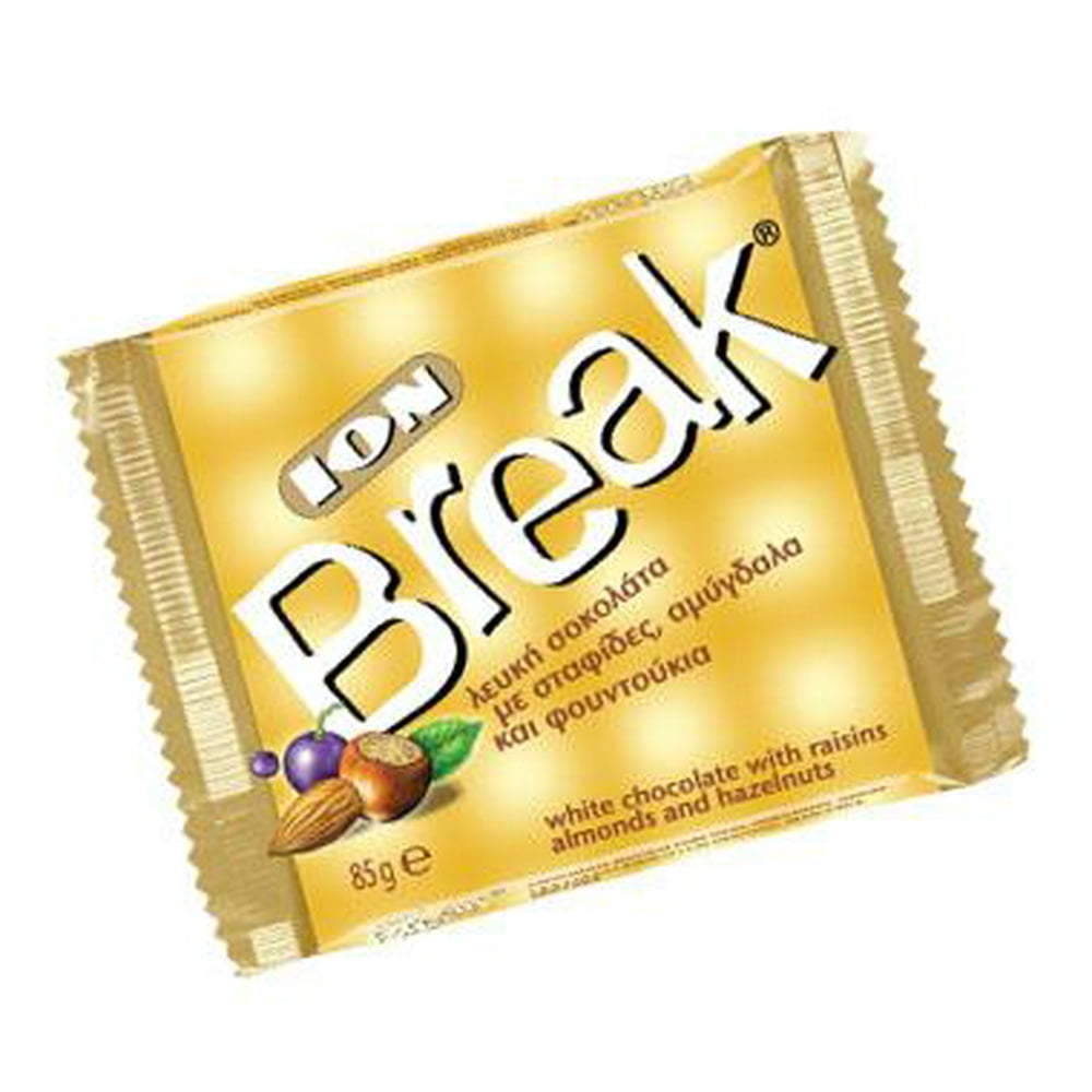 Break White Chocolate with Raisins, Almonds and Hazelnuts (Ion) 85g