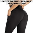 thumbnail image 2 of VASLANDA Women Scrunch Butt Leggings High Waist Yoga Pants with Pockets Tummy Control Workout Running 4 Way Stretch Yoga Leggings, 2 of 6