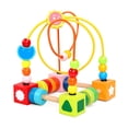 thumbnail image 1 of Juguete De Rodillo De Laberintos De Cuentas De Madera Para Niños Juguete De Círculo Clásico Juguete De Regalo Educativo De Cuentas Coloridas Para Niños Minnieouse FN005833-00, 1 of 6