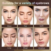 Aliver Eyebrow Stencil Kit One Step Eyebrow Stamp Shaping Set, Medium Brown