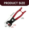 thumbnail image 3 of FACEGA Mosaic Round Mouth Double Wheel Pliers Glass Tile Nippers Heavy Duty Nippers with Carbide Wheels Ceramic Breaking Plier Portable Tile Cutter Pliers Wheeled Tile Nippers Tool, 3 of 7