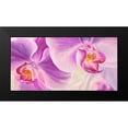 thumbnail image 2 of Ann, Cynthia 18x11 Black Modern Framed Museum Art Print Titled - Purple Orchids, 2 of 5