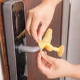 thumbnail image 7 of Silicone Door Handle Covers Door Handle Wall Protector Silicone Door Knob Cover with Suction Cups Anti-Collision Door Stopper for Child Safety and Home Wall Protection 5.9" Home Decor, 7 of 7