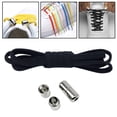 thumbnail image 1 of Elastic Shoelaces Quick Laces for Running Shoes Boots Elderly Black, 1 of 8