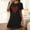 Black, variant on TMOYZQ Womens Nightgowns Short Sleeve Crew Neck Cute Print T Shirt Dresses Casual Loose Fit Lounge Valentine's Day T Shirt Dress Nightgowns