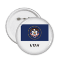 thumbnail image 1 of U.S. State Flag Contour Utah Pins Badge Button Emblem Accessory Decoration 5pcs, 1 of 2