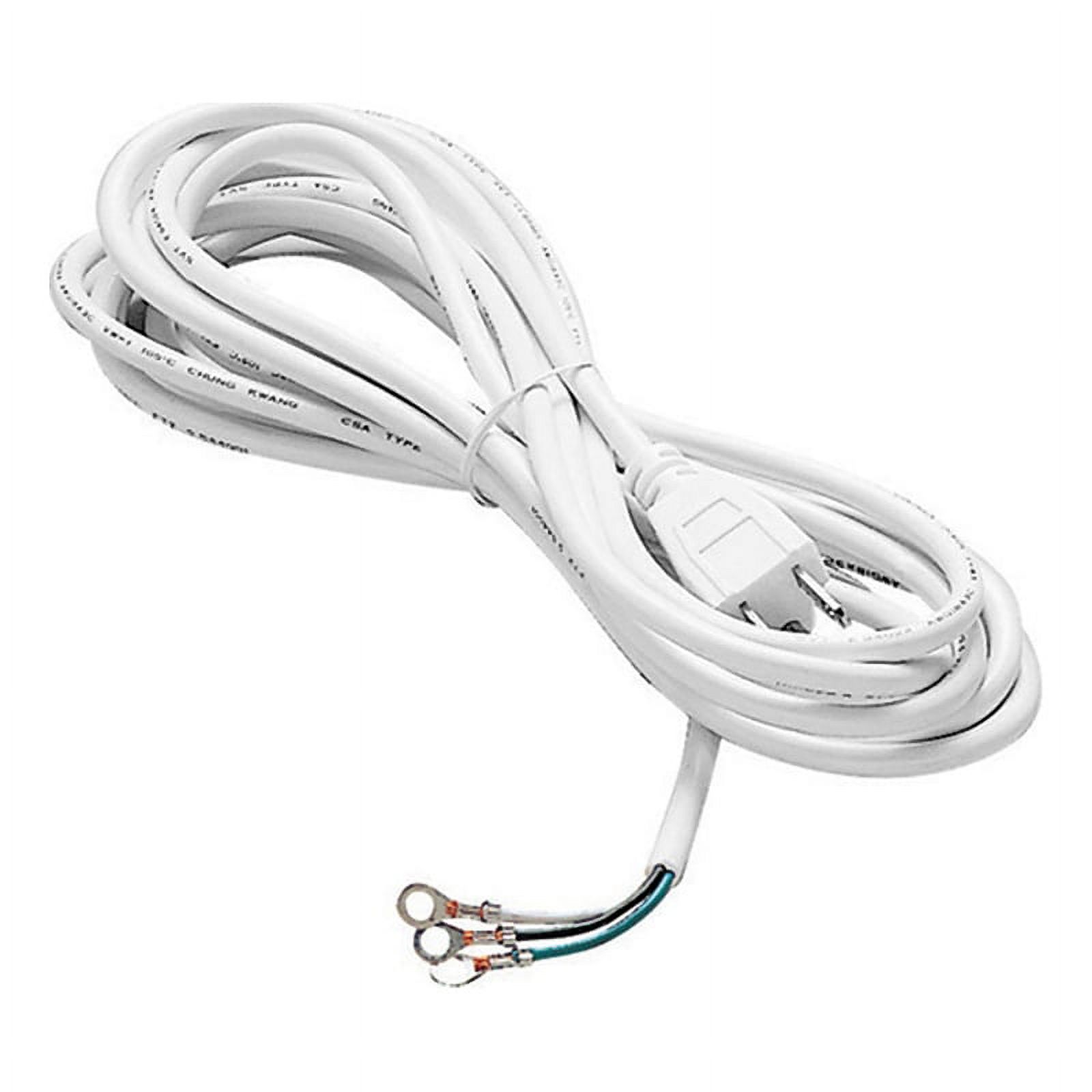 WAC Lighting H Track 3-Wire Plastic Power Cord with Ground in White - image 2 of 2