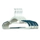 thumbnail image 2 of Paquete de 10 perchas de ropa antideslizantes con gancho giratorio de 360 grados, perchas de plástico gris/azul para los hombros con gancho pequeño a prueba de viento, perchas de organización de, 2 of 6