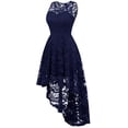 thumbnail image 6 of Dressystar Women Vintage Floral Lace Sleeveless Hi-Lo Swing Formal Cocktail Party Dress, 6 of 10