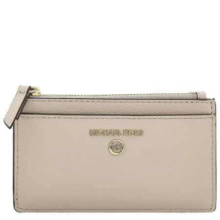 Michael Kors Pink Small Pebbled Leather Card Case