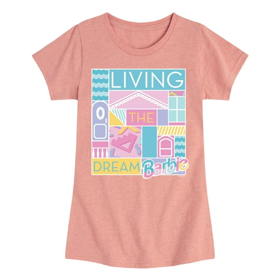 Barbie - Living The Dream - Toddler & Youth Girls Short Sleeve Graphic T-Shirt
