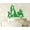 Glitter Green, variant on "Couple Wedding Cake Topper With Pets Silhouette Wedding Topper Cake Decorations Color Option Available 6""-7"" Inches Wide"