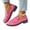 Pink, variant on Women's Spring New Mary Loafers - Thick Sole Preppy British - Leather Shoes Green