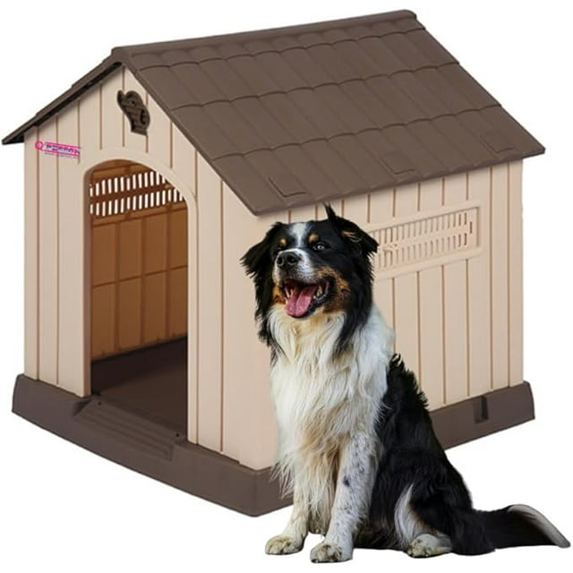Casa Para Perro Q Perrón Mediana Color Café