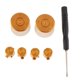 thumbnail image 2 of Botones De Buttons + Thumbsticks + Destornillador Para 4 Controller (Gold) Hugo reemplazo del botón del controlador, 2 of 8