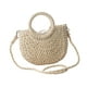 thumbnail image 3 of Bolso Tejido Fernando Bolsa de Compras de Cuerda de Papel para Verano Camping Playa Viajes Mujeres Beige, 3 of 8