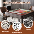 thumbnail image 5 of Mini 21" x 21" Mahjong Mat for Travel Vibrant Pink Cockatoo Cherry Blossoms Perch Non-Slip Noise Reduction Mahjong Tiles for Dominoes Poker Card, 5 of 6