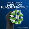 thumbnail image 4 of Oral-B CrossAction Electric Toothbrush Replacement Head, Black, 2 Ct, 4 of 12