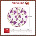 thumbnail image 2 of Sikiie Orchids Flowers Nativity Christmas Tree Skirt, Jesus Christian Winter Holiday Tree Mat Decoration(30-48IN)36", 2 of 6